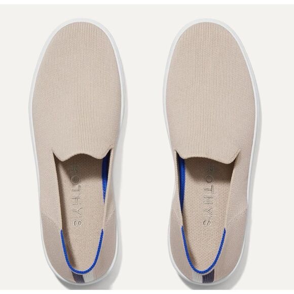 Rothy’s The Original Slip On Sneaker in Sand Size 7.5 - Picture 1 of 11